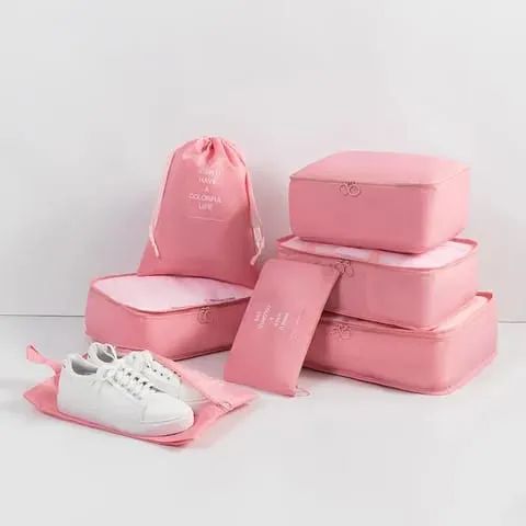 Set x 7 Bolsa Organizador Viaje