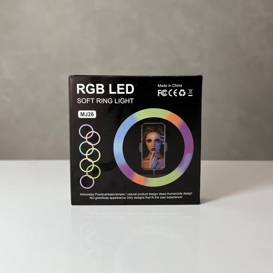 Aro De Luz RGB Led 26 Cm Con Trípode