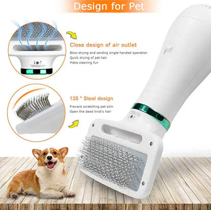 cepillo secador para mascotas